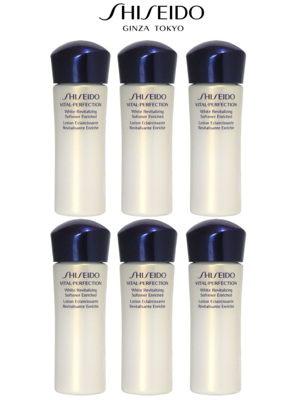 Shiseido Vital Perfection White Revitalizing Softener Enriched Total of 5.04oz.